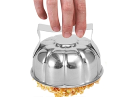 Molde De Arroz Em Aço Inoxidável Para Modelagem Uniforme, Ferramenta Reutilizável Para Moldar Arroz Em Formato De Crisântemo.