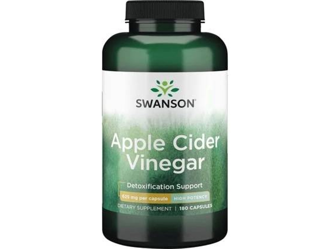 Suplemento Alimentar SWANSON Vinagre De Maçã (180 cápsulas de 625mg)