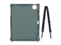 2026zentro-capa Protectora Para Tablet Ios Pro 11in 2022/2021 Case Anti-impacto Com Correia De Ombro Verde