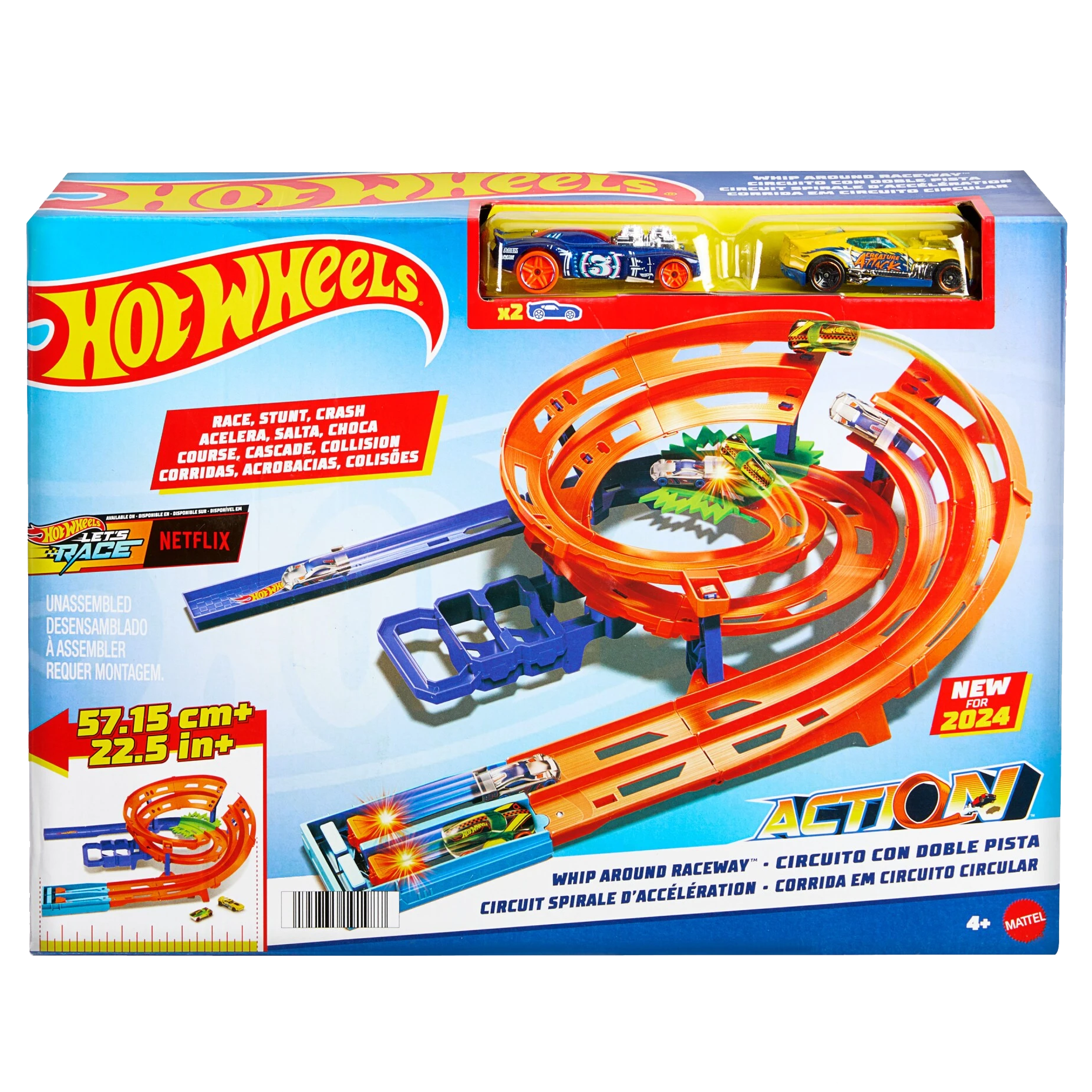 Hot Wheels Action Corrida Em Circuito Circular Mattel