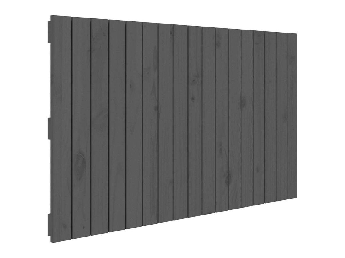 Cabeceira de Parede MAISON EXCLUSIVE em Madeira de Pinho Maciça Cinza (108x3x60 cm)