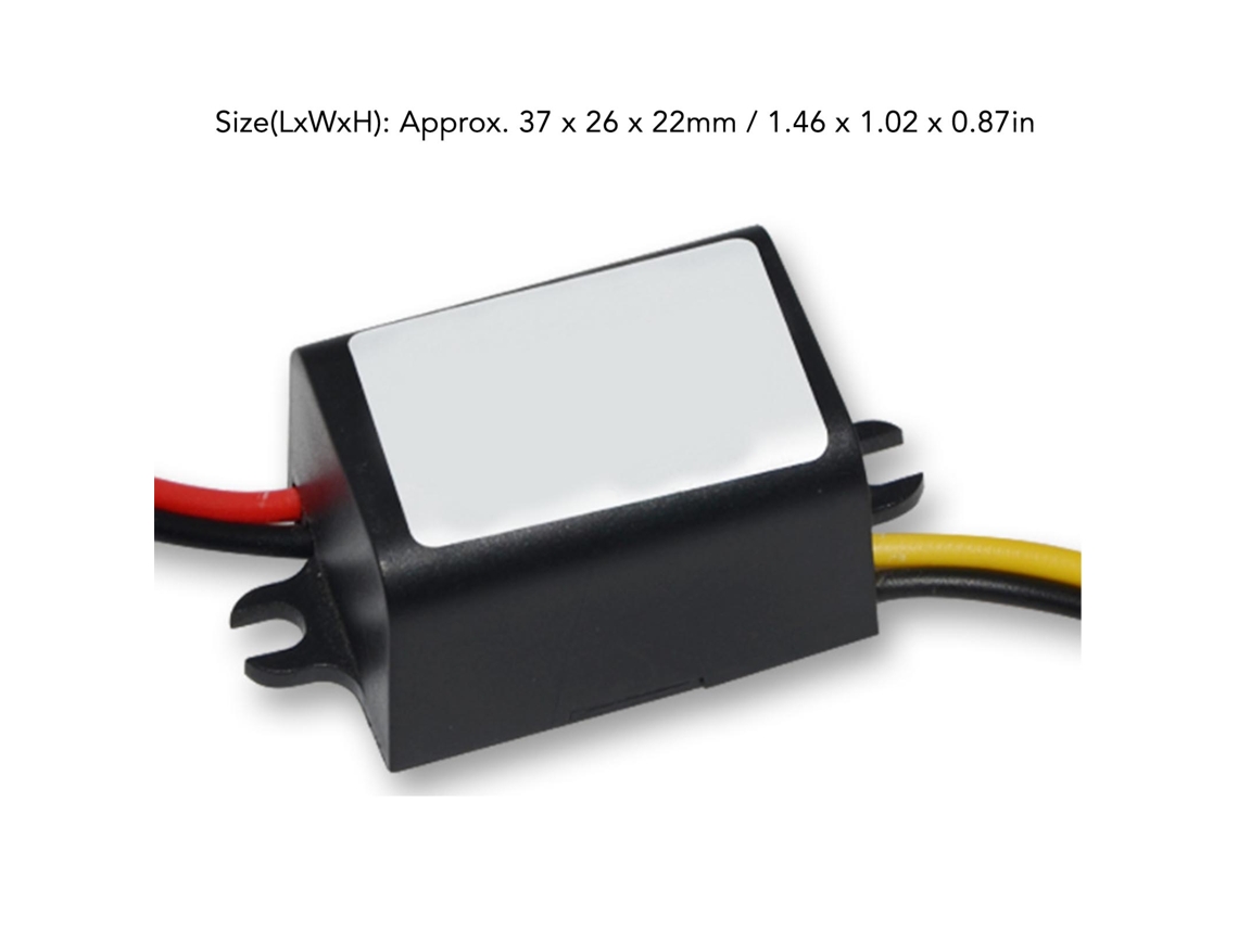 Laxiscreed Conversor Dc-dc Step-down 12v Para 6v, 3a De Alta Eficiência Para Eletrônica