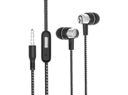 Fones De Ouvido Intra-auriculares Com Fio, Áudio Estéreo Hi-fi E
