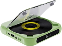 Leitor Cd De Alto Desempenho Com Tela Lcd, Bateria Recarregável E Diversos Recursos Para Ouvir Música Em