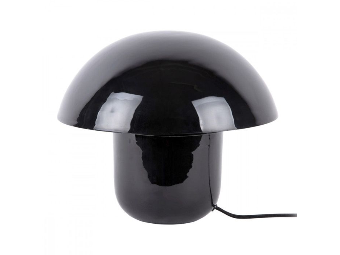 Lâmpada De Mesa Fat Mushroom H25cm Present Time Preto