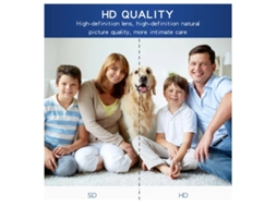 Câmeras Escondidas Para Segurança Doméstica Mini Câmera Espiã Hd 1080p Wi Fi Sem Fio Preto Yizhood