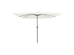 Conjunto 1 Guarda-sol De Jardim Vidaxl Castanho Poliéster (295 X 295 X 245 Cm)