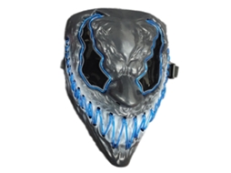 Máscara Led Halloween Iluminada Terrorífica