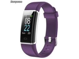 Relógio Ss Connected Marqueune Ip68 À Prova D'Água Monitor de Frequência Cardíaca Roxo