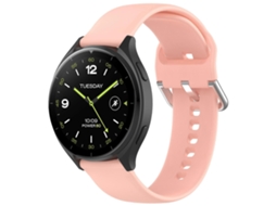 Pulseira De Silicone Com Fivela Metálica Prateada Sólida, Tamanho: G