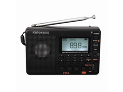 Lurelia Rádio Gravador V115 Com Fm/am, Sw/ondas Curtas, Leitor Mp3, Wma, Usb, Claro