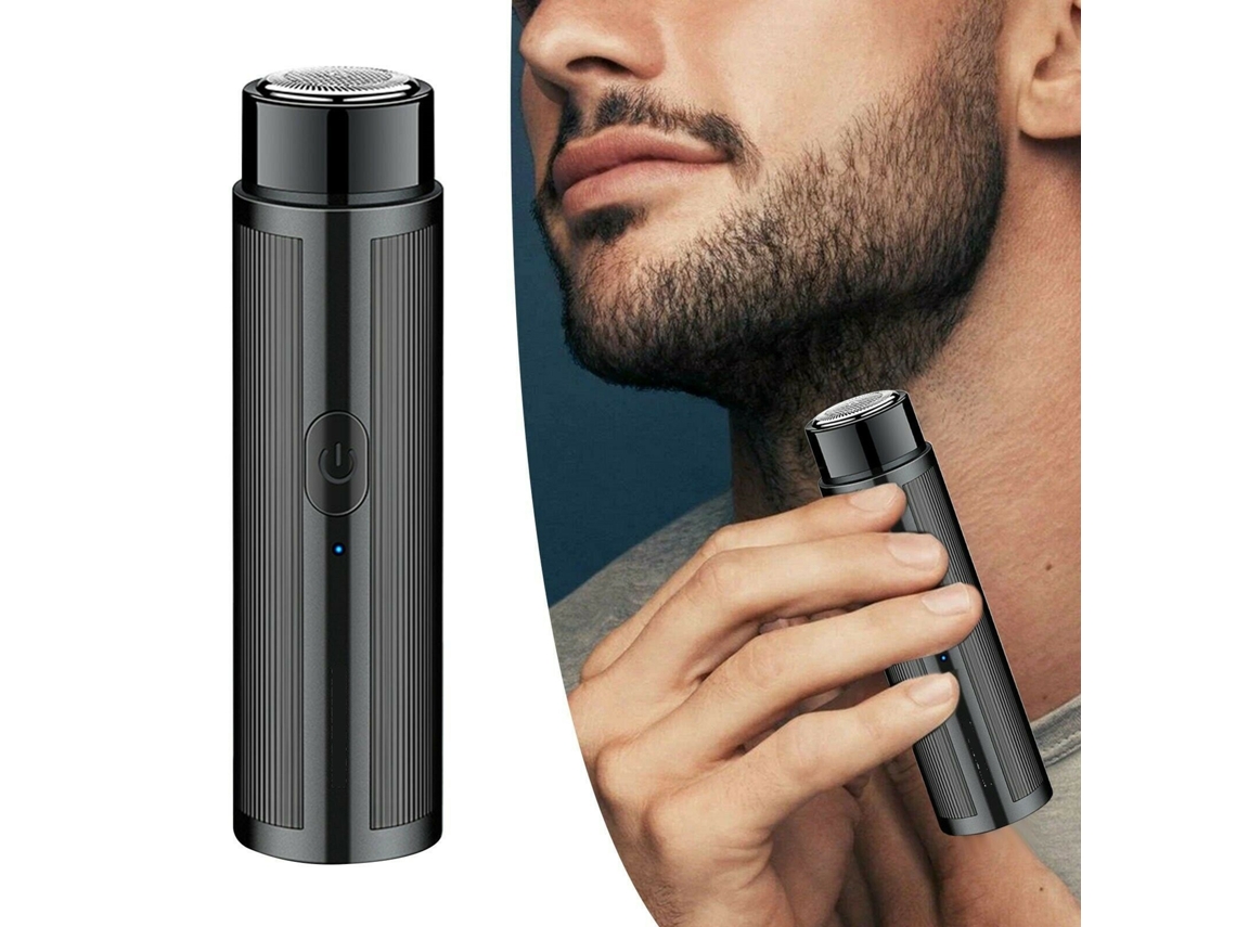 2026 afeitadora Eléctrica Mini para Barba 2w Cabezal Desmontable Lavable Usb Batería Recargable 160mah para Hogar Viajes