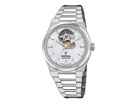 Relógio Feminino Com Bracelete De Aço Festina Relógio Feminino Automático Festina Em Aço Da Coleção Swiss Made