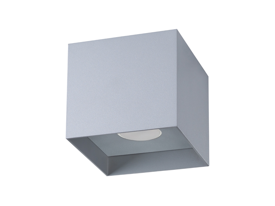 Luminárias de Teto Hati de Alumínio Cinza 10X10X10Cm SOLLUX LIGHTING