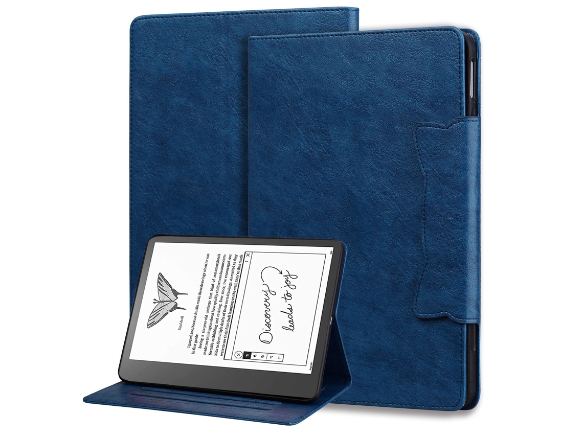 Capa Protetora Elysve Para Kindle Scribe 10,2 Polegadas Azul Escuro
