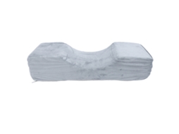 Almofada de veludo para aplicação profissional de cílios postiços.