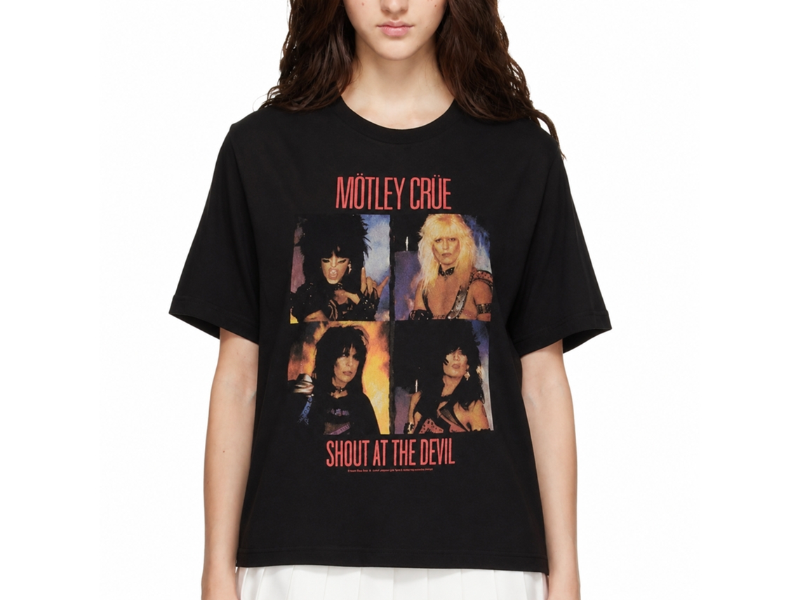 Motley Crue Panels T-shirt Unisex Adults Size:xxxl