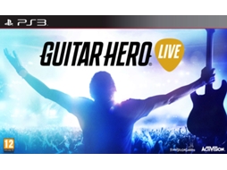 Jogo PS3 Guitar Hero Live + Guitarra