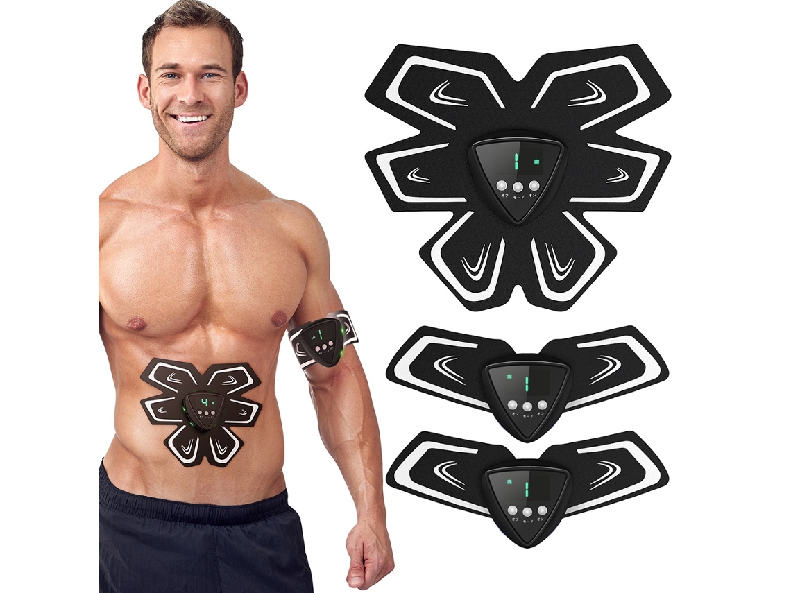 Lurelia Estimulador Muscular Sem Fio Acolchoado, 200 Mah, Abs, G
