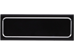 Placa De Exibição Preços Em Liga Alumínio Preto, Design Multifuncional Para Exibição Em Mesas De Hotéis E Lojas