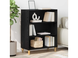Vidaxl Buffet Carvalho Preto 69,5 X 32,5 X 90 Cm Derivados De Madeira