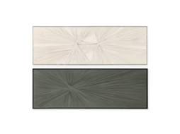 Pintura Home Esprit Verde Bege Moderno 153 X 4,5 X 53 Cm (2 Unidades)