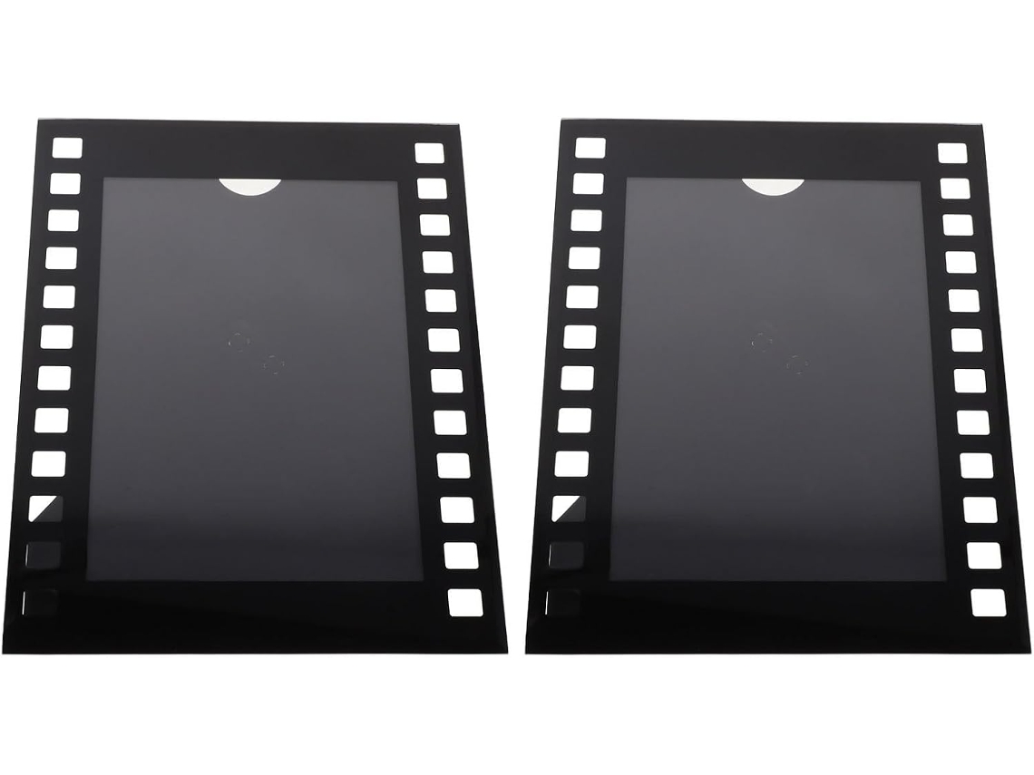 Conjunto De 2 Porta-retratos Vintage De 7 Polegadas Com Suporte Estilo Filme Retrô