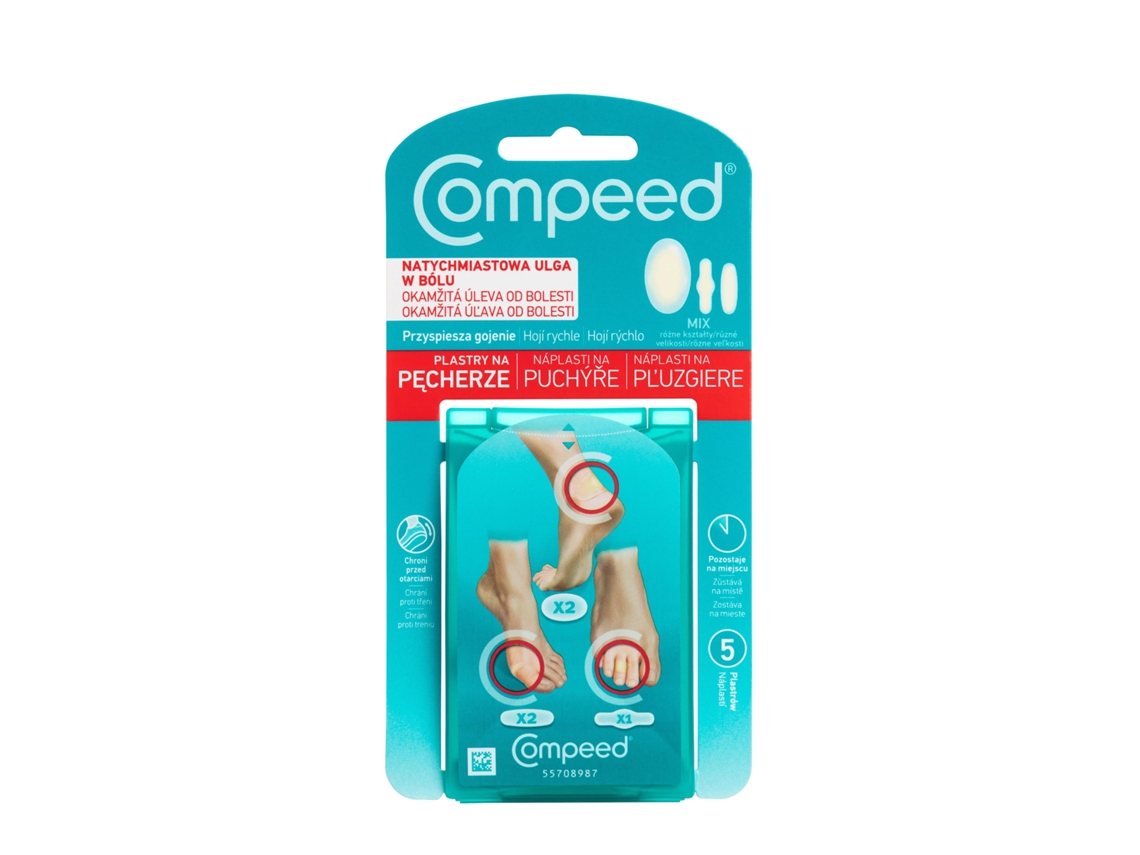 Curativos para bolhas sortidos Compeed, 5 unidades Magnapharm