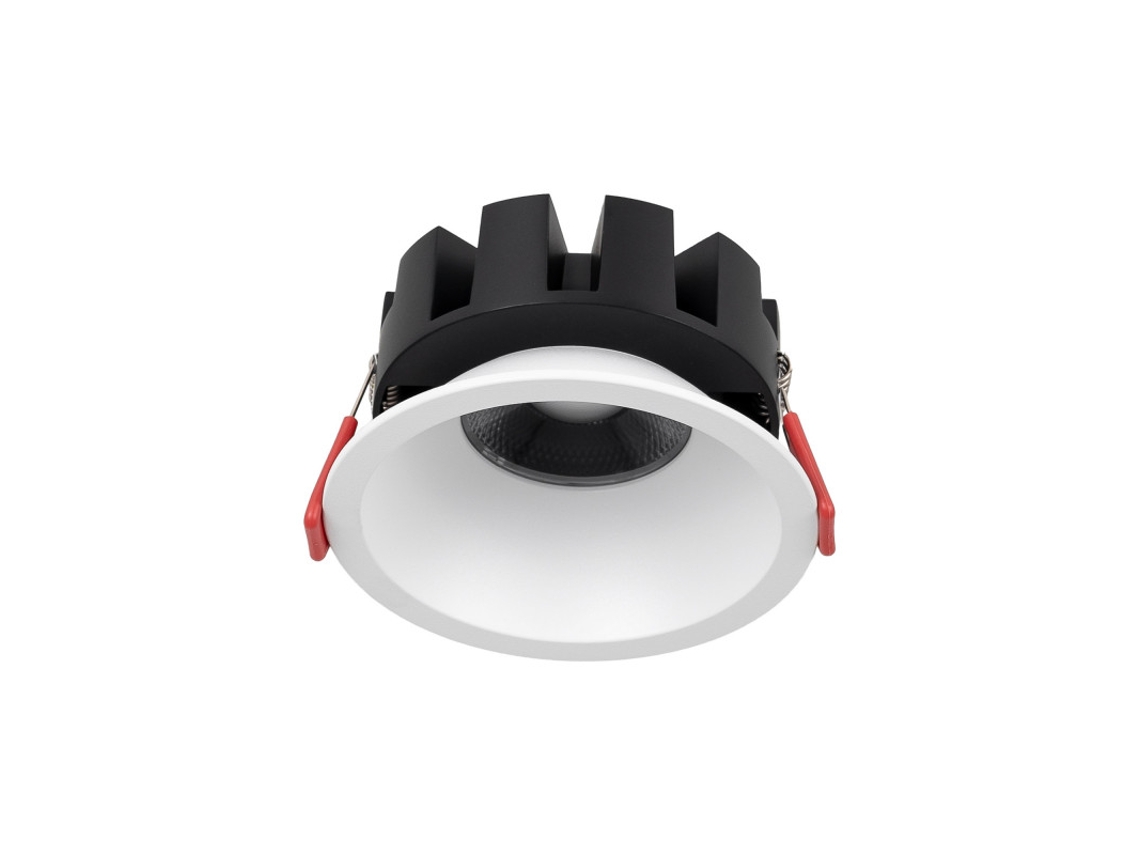 Spot Downlight Led 15w Cct 2700k 4000k 6500k Orientável Circular Prata Corte Ø 90 100 Mm Com Chips Osram E Driver Kgp Branco Alpinaluz