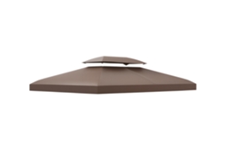 Substituir o Telhado do Gazebo Marrom de 3m X 4m SINI TECH STORE