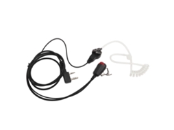Fone De Ouvido Com Tubo Acústico 2pin Com Mic Ppt Luz Vermelha Para Rádio Walkie Talkie
