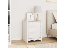 Vidaxl Mesa De Centro Com Gaveta Drammen Branco 45 X 35 X 56 Cm