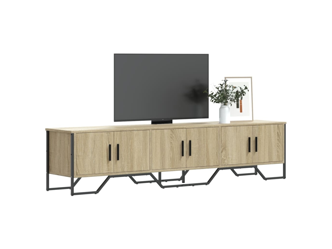 Vidaxl Móvel P/ Tv 180x34x41 Cm Madeira Processada Carvalho Sonoma