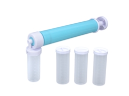 Polvo De Pastel Manual Multifunción Sprayer De Coloreado De Plástico Para Postres Azul