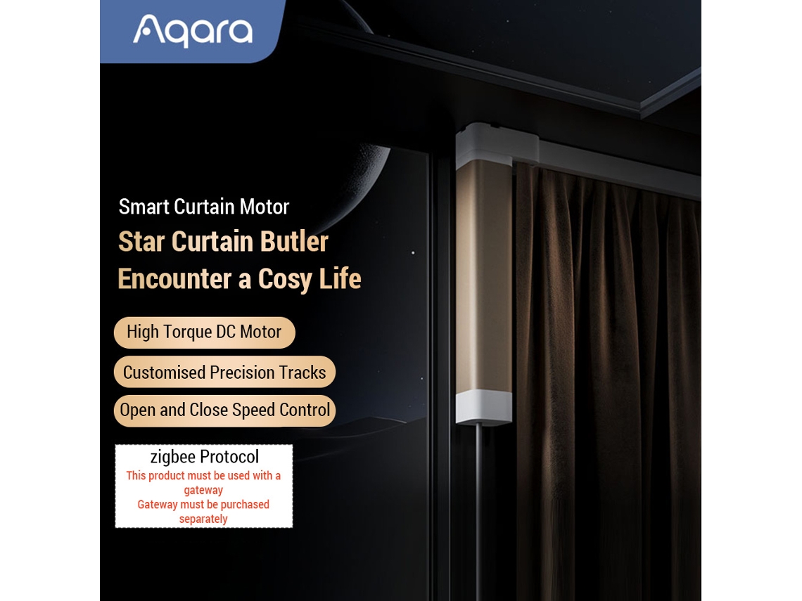 Abertura Automática De Cortinas Inteligente Aqara