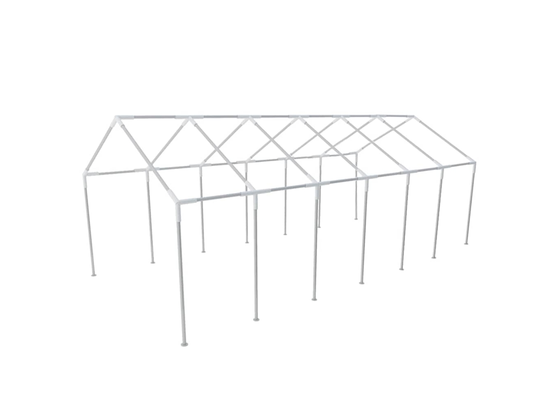 Vidaxl Estrutura De Aço Para Tenda De Festas 12 X 6 M