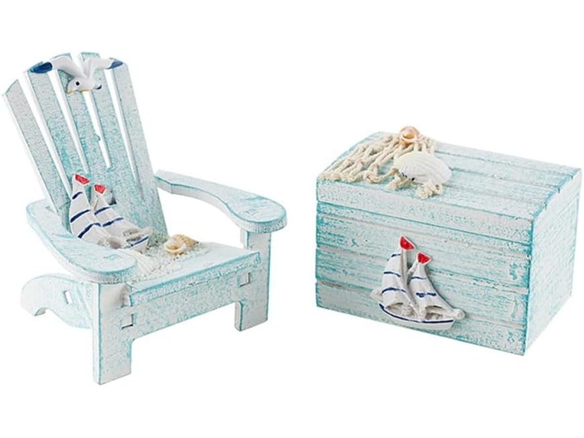 Mini Cadeiras de Praia em Miniatura SFUSHOS