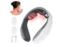 Massageador Inteligente Para O Pescoço Alivia Dores Musculares No Instrumento Multifuncional Recarregável Fisioterapia Cervical E Protetor De Pescoço.