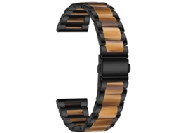 Pulseira Garmin Venu/ Vivoactive 3 Music De 20 Mm, Resina Chennells Preta Mel