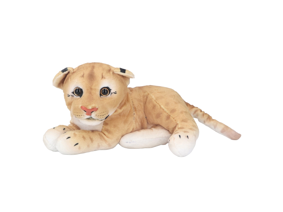 Mali boneca de Pelúcia Animal Selvagem Simulada Macia Coleção Leão para Sala e Quarto