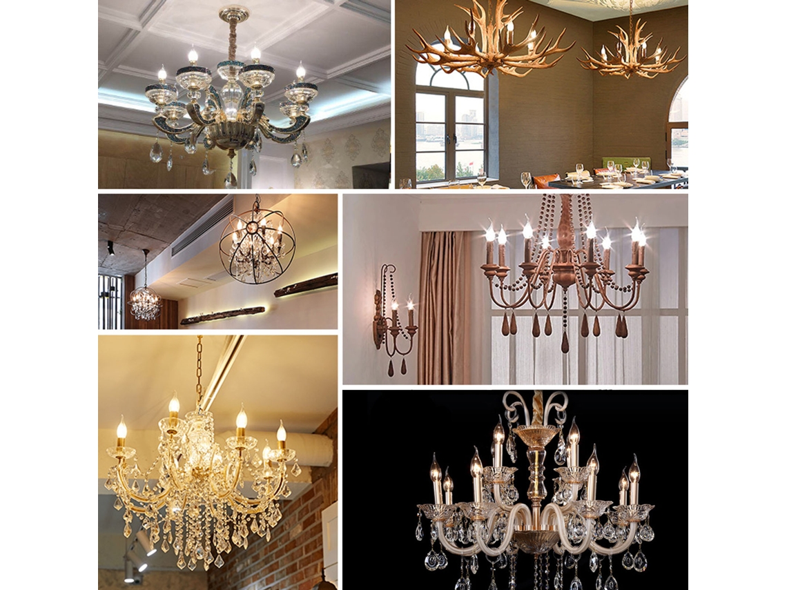 2026 bombilla Led E14 4w 2700k Branco Quente Estilo Vintage Equivalente a 40w Pacote de 9