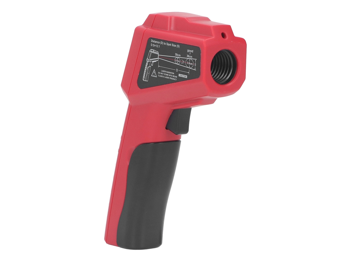 Termômetro Infravermelho Sem Contato com LCD Iluminado Indicador de Luz para Motor e Refrigerador