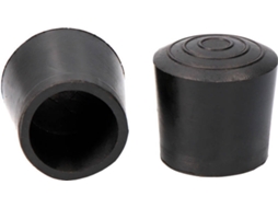 Topo Sistema Exterior Borracha Cambesa Ø22Mm Preto
