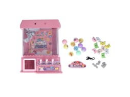 Ats máquina de Agarrar Muñecos Mini Con Luz Y Música Eléctrica, Juego de Cazoleta para Fiesta Color Rosa