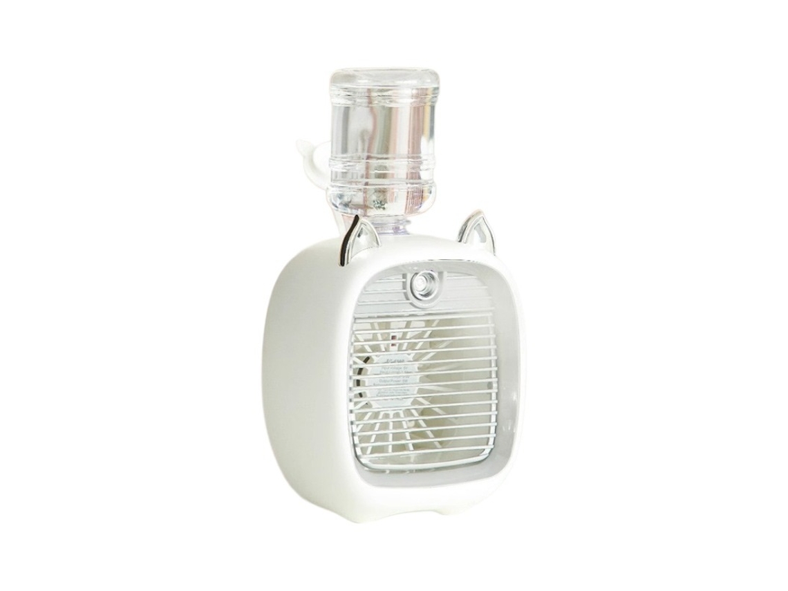Ventilador Umidificador 3 Vel Branco P/ Mesa/quarto