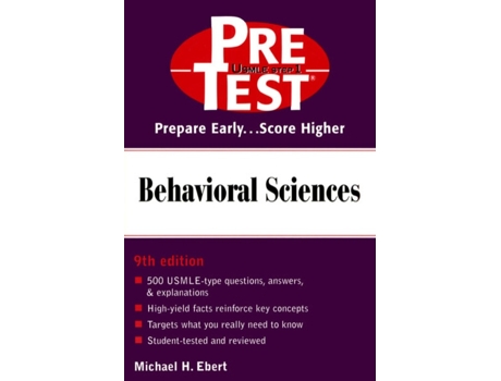 Livro Pretest - Behavioral Sciences de Michael H Ebert (Inglês)
