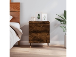 Vidaxl Mesa De Cabeceira 40x35x50 Cm Derivados Madeira Carvalho Fumado