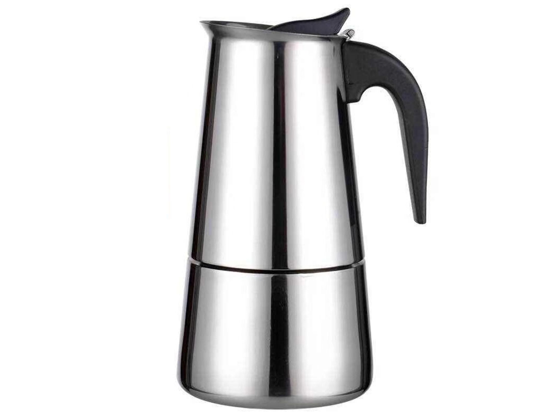 300Ml Moka Coffee Pote Espresso Latte Percolator Stove Cafeteira Madeireira Espresso Pote Italiana Máquina de Aço Axtnciã Café Potes