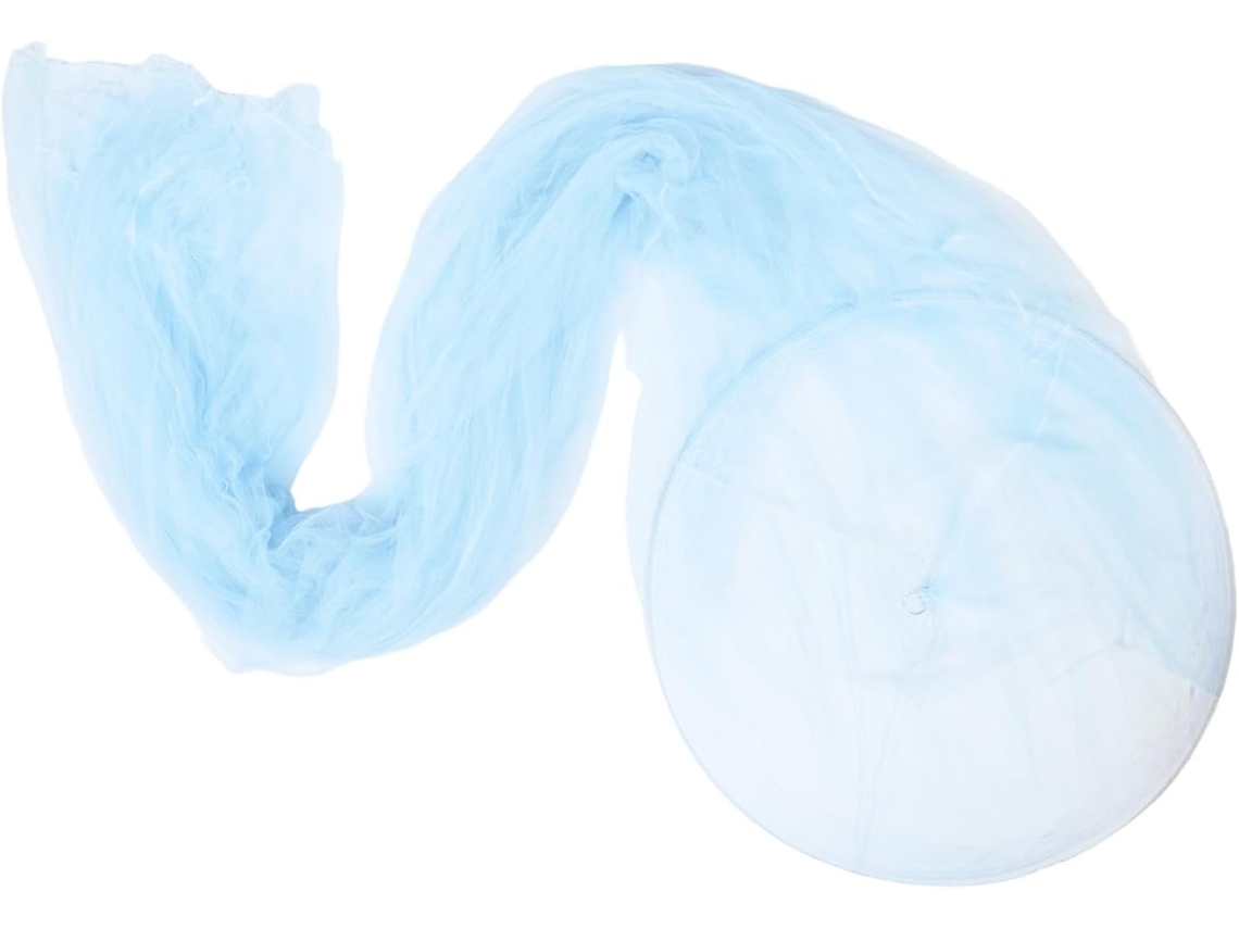 Mosquiteiro Redondo Kombiuda Para Cama De Menina Com Elegante Renda Princesa, Ideal Para Instalação No Teto Do Quarto
