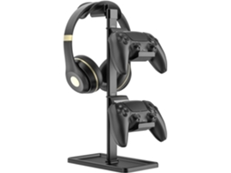 Suporte Universal Preto Para Controlador E Fones, Organizador, Para Xbox/ps5/switch/ps4
